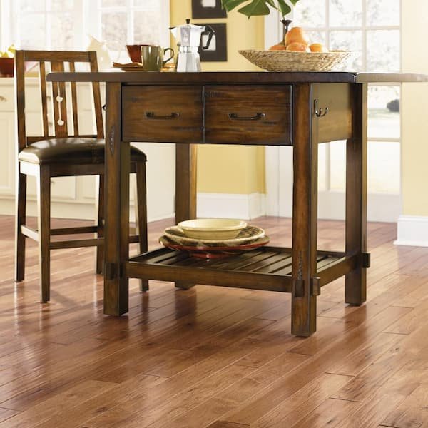 Hickory Vintage Barrel Hand Sculpted 3/4 in. T x 4 in. W x Random Length Solid Hardwood Floorin