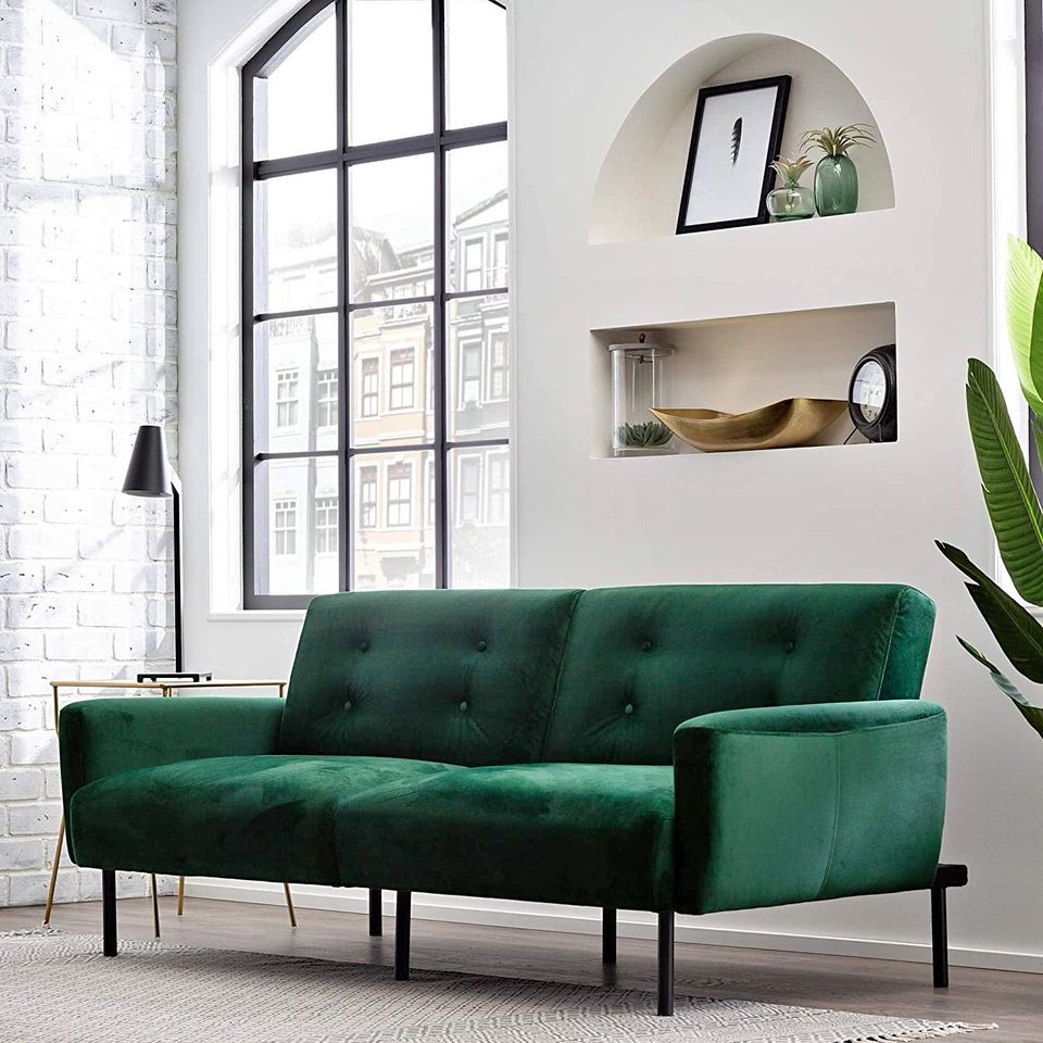 Gilman Futon - Futon Sofa Bed - Futon Couch - Small Futon - Living Room Furniture