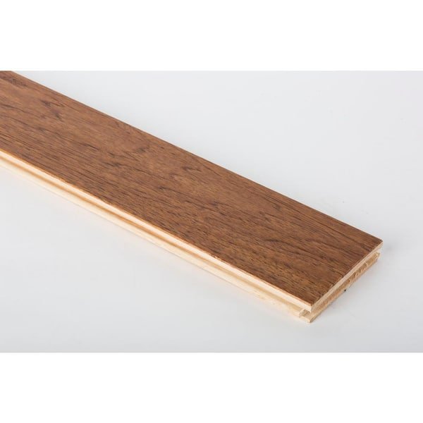 Hickory Vintage Barrel Hand Sculpted 3/4 in. T x 4 in. W x Random Length Solid Hardwood Floorin
