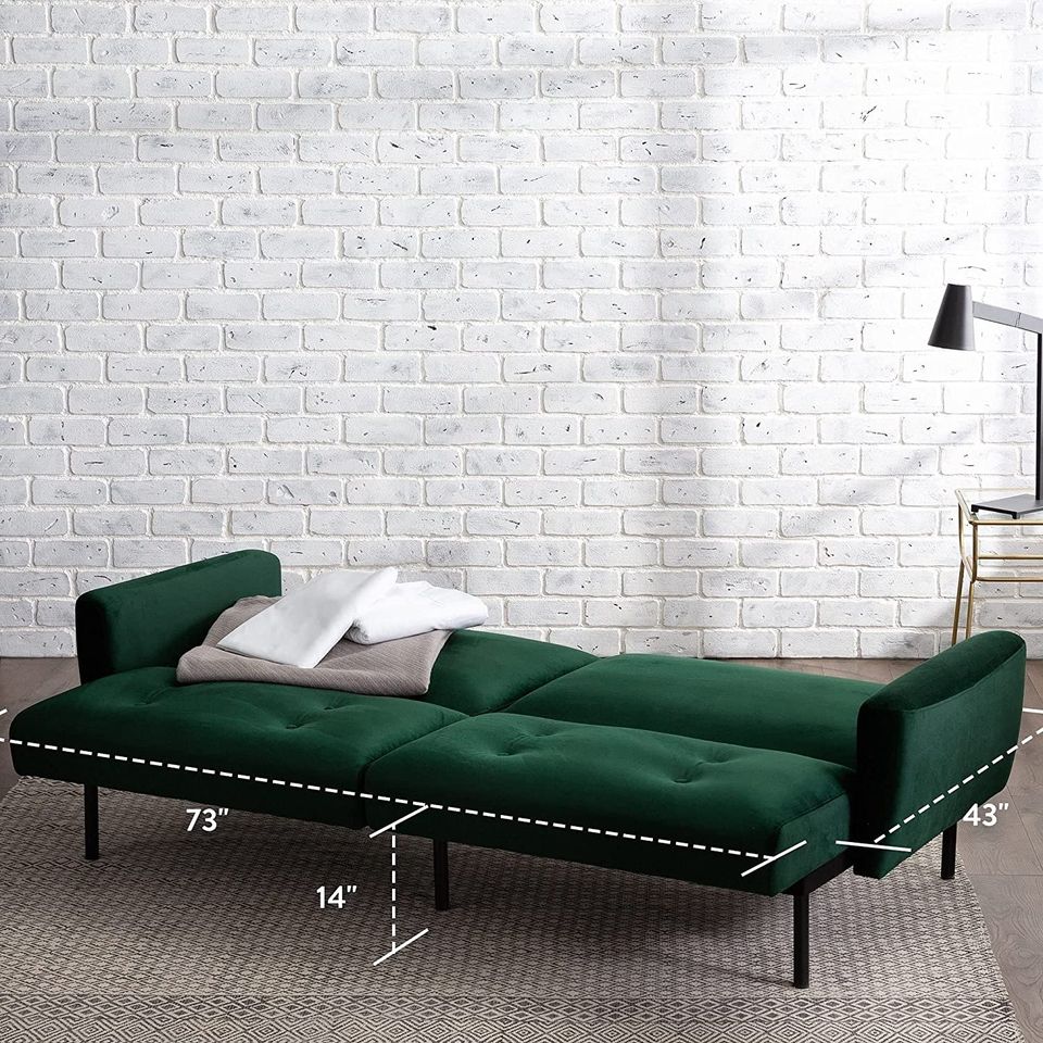 Gilman Futon - Futon Sofa Bed - Futon Couch - Small Futon - Living Room Furniture