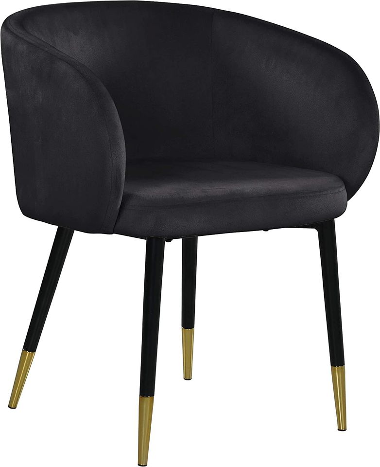 Furniture Louise Collection Modern | Contemporary Velvet Upholstered Dining Chair
