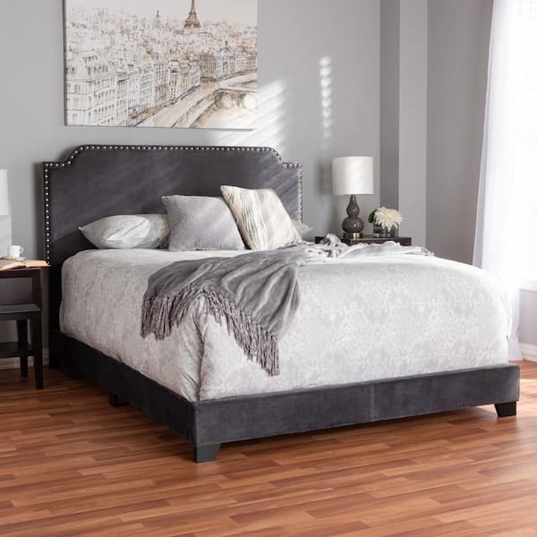 New Darcy Dark Gray Queen Bed