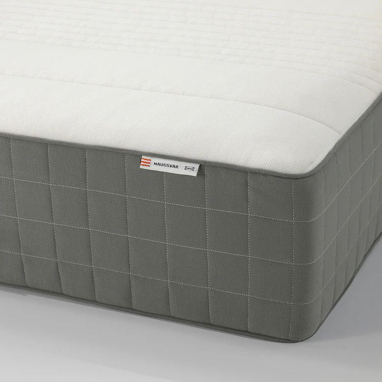 Used IKEA Hybrid mattress, medium firm/dark gray, Queen size