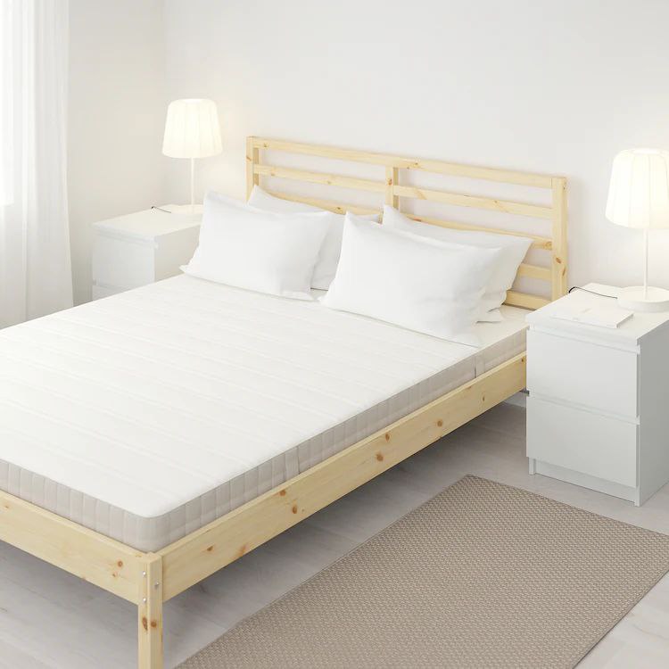 Used IKEA Spring mattress, medium firm/beige, Full Size