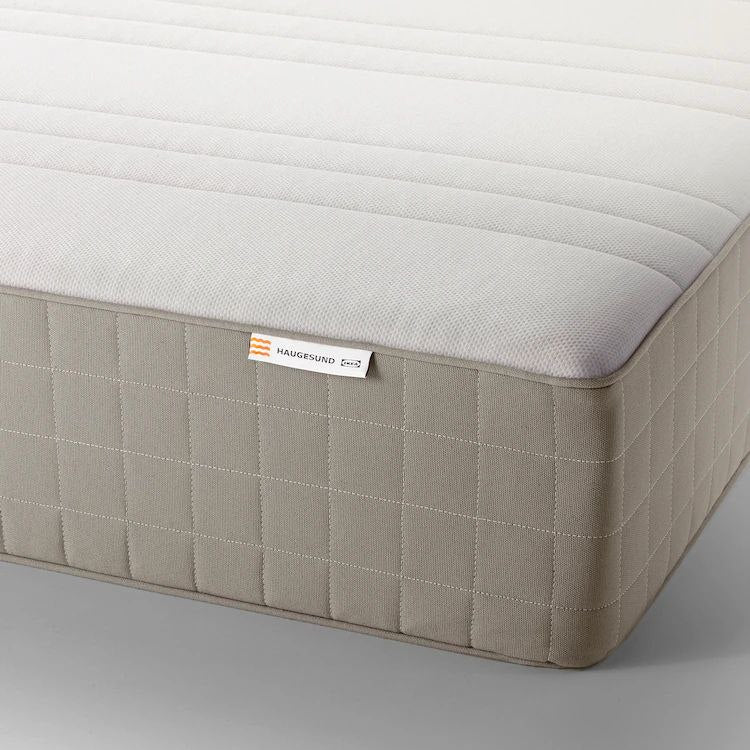 Used IKEA Spring mattress, firm/dark beige, Full Size