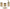 Gold Bathroom Accessory Set, 4-Piece Ceramic Bathroom Decorations Accessories Sets